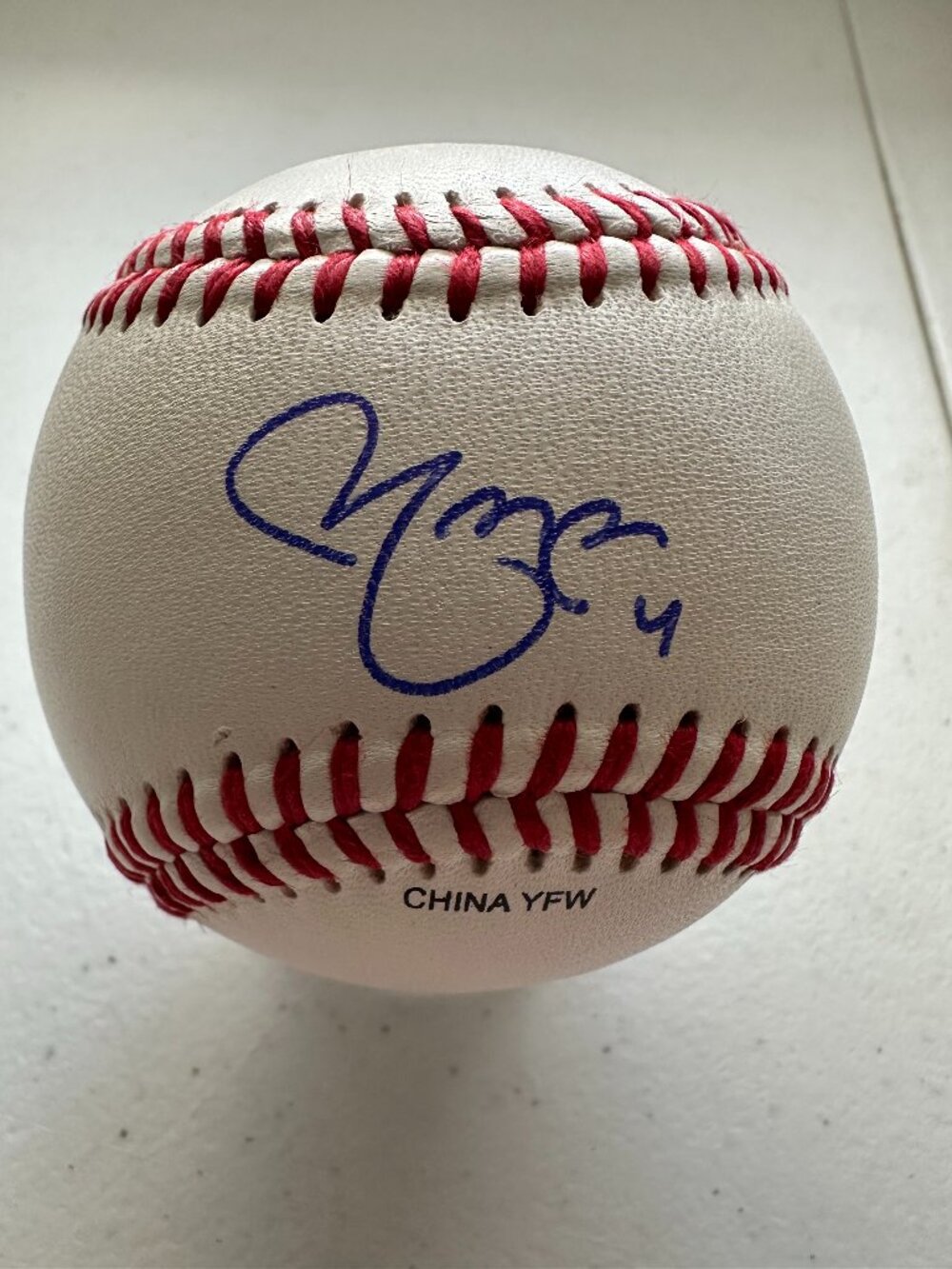 YADIER MOLINA SIGNED SAINT ST LOUIS CARDINALS AUTOGRAPHED WILSON BASEBALL - 800